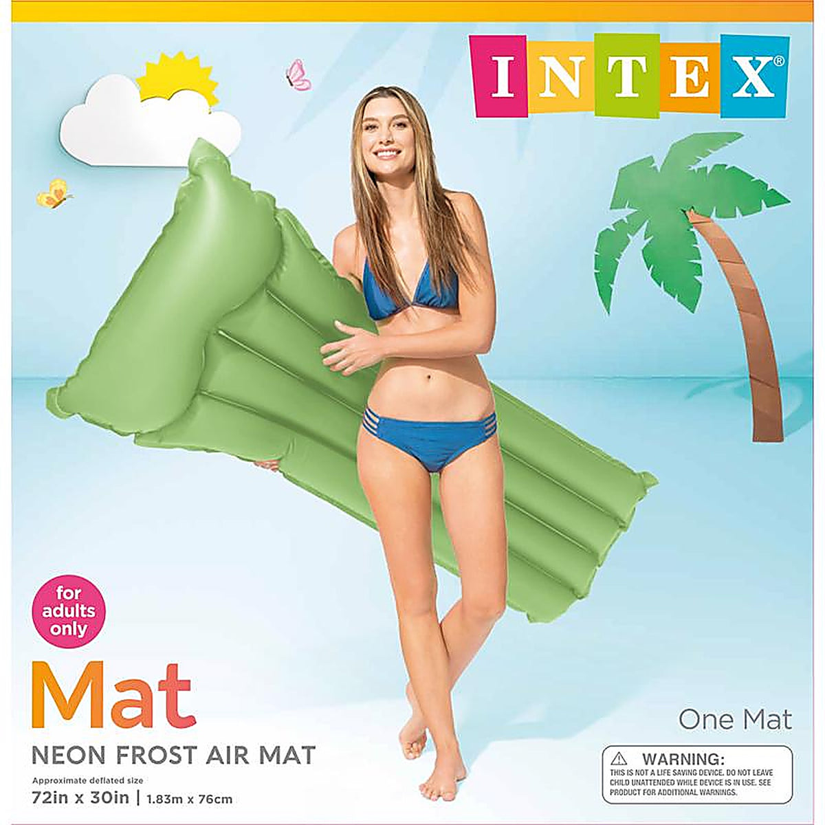 Intex - 59717EP - Assorted Vinyl Inflatable Air Mat