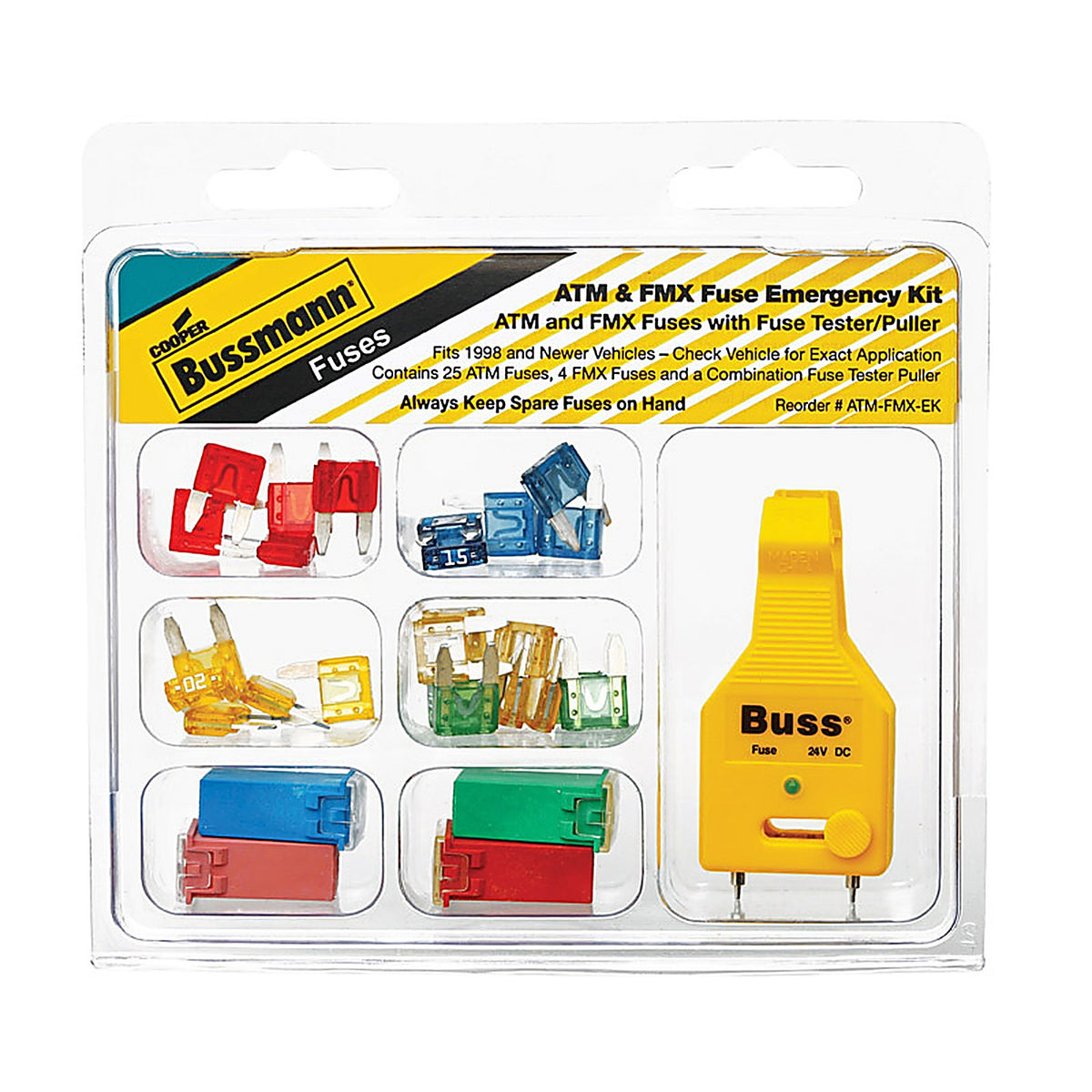Bussmann - ATM-FMX-EK - ATM/FMX Emergency Fuse Kit - 1/Pack