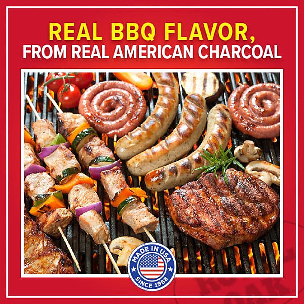 Grill Mark - 192-554-021 - Premium Blend Charcoal Briquettes 15.4 lb.
