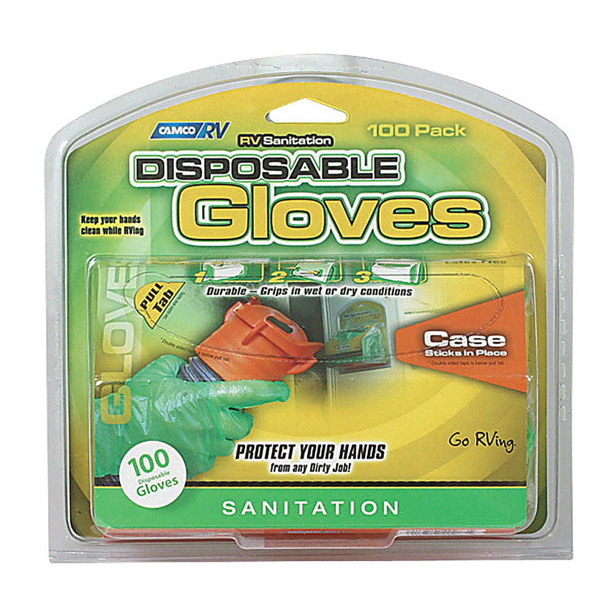 Camco - 40285 - RV Sanitation Disposable Gloves - 100/Pack