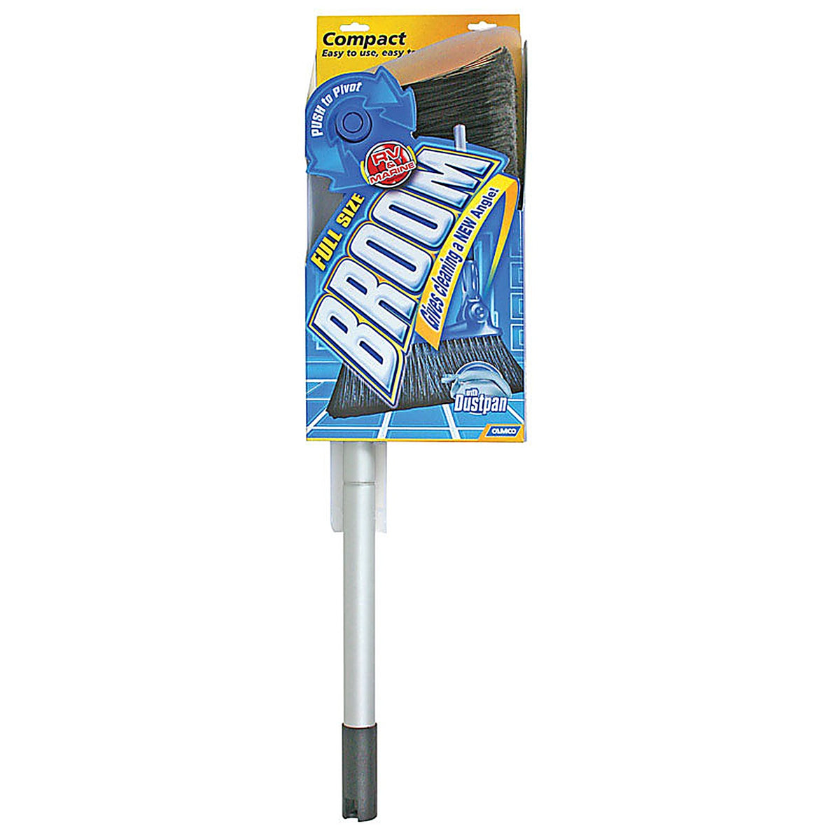 Camco - 43623 - Adjustable Broom and Dustpan 32 oz.
