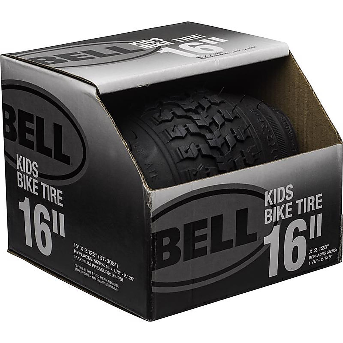 Bell Sports - 7117025 - 16 in. Rubber Bicycle Tire 1 pk