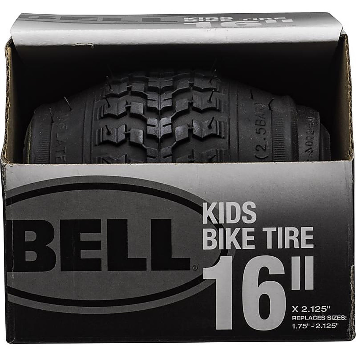 Bell Sports - 7117025 - 16 in. Rubber Bicycle Tire 1 pk