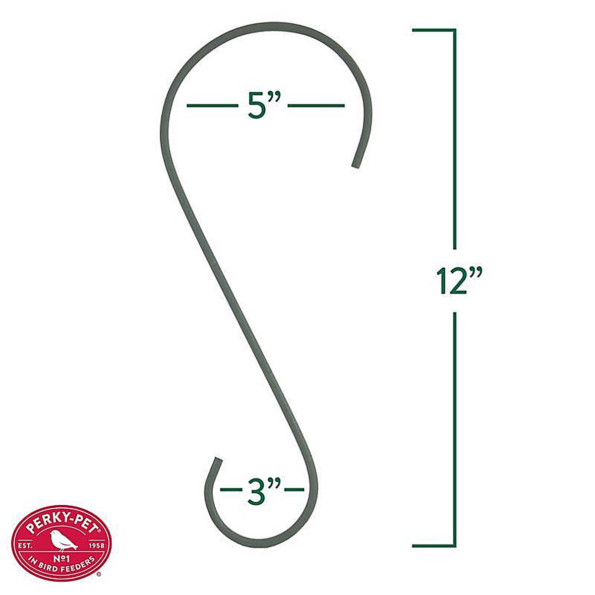 Perky-Pet - 67 - 12.38 in. H x 4.88 in. W x 0.2 in. D Bird Feeder Hook