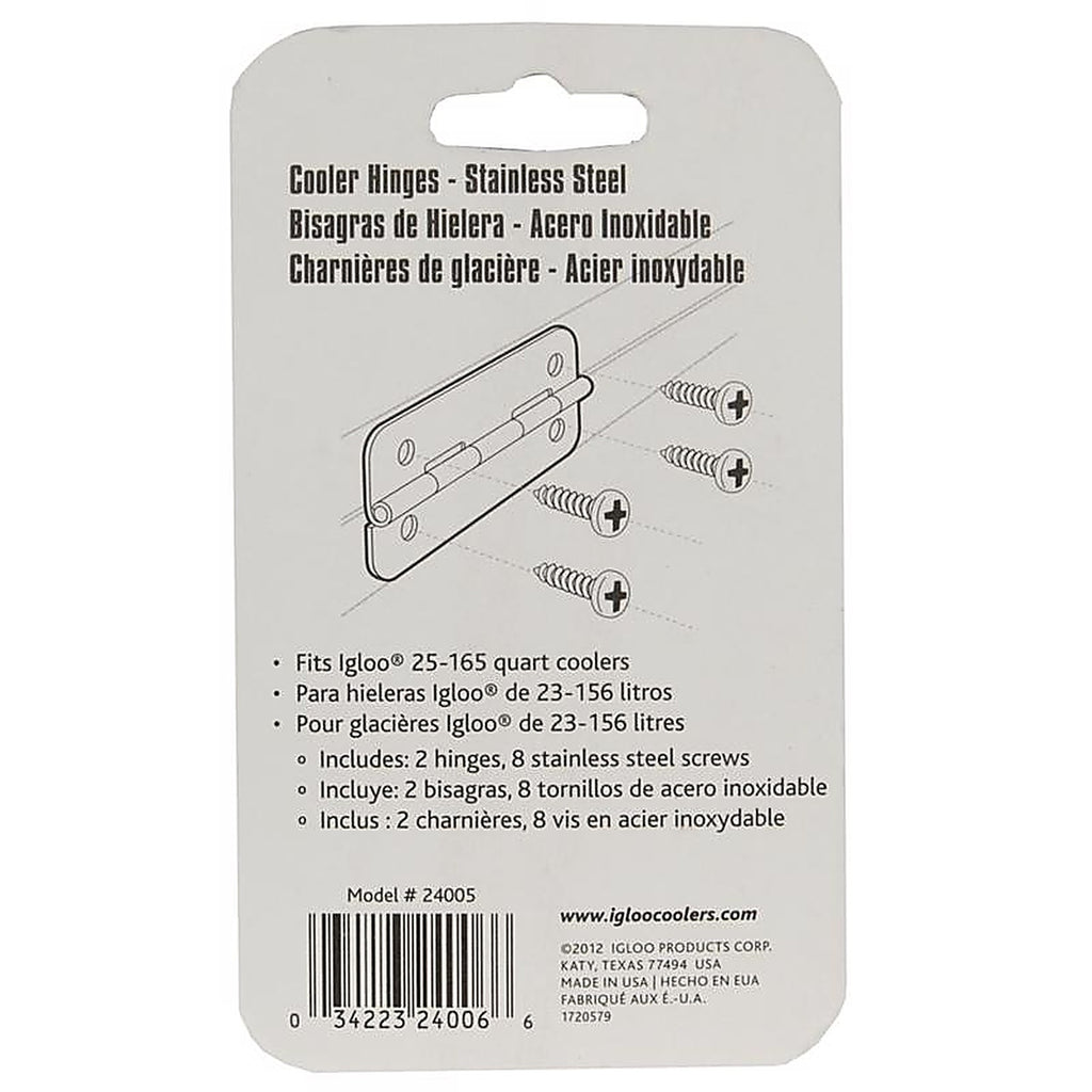 Igloo - 24005 - Cooler Hinges Silver - 2/Pack