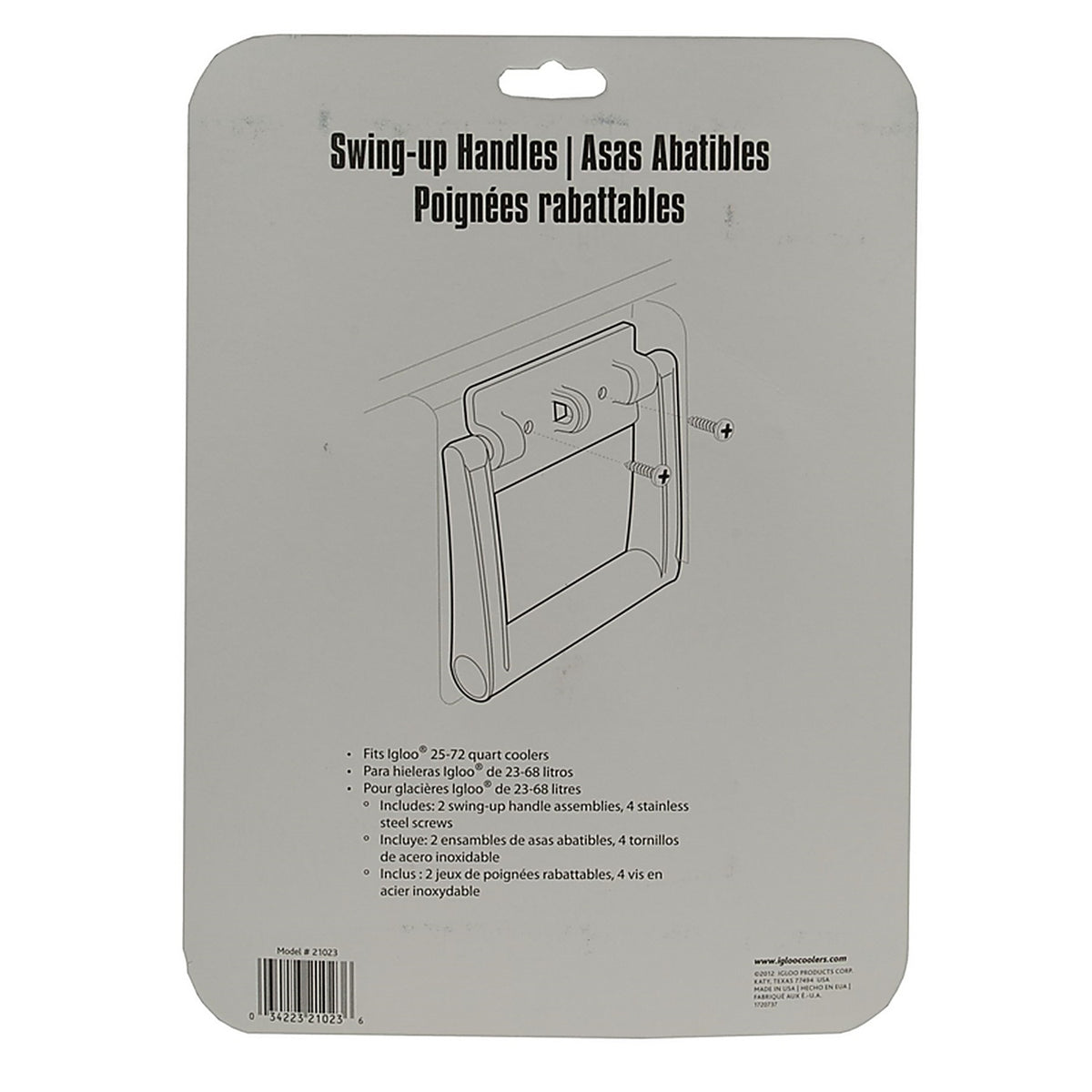 Igloo - 21023 - Cooler Handle White - 2/Pack