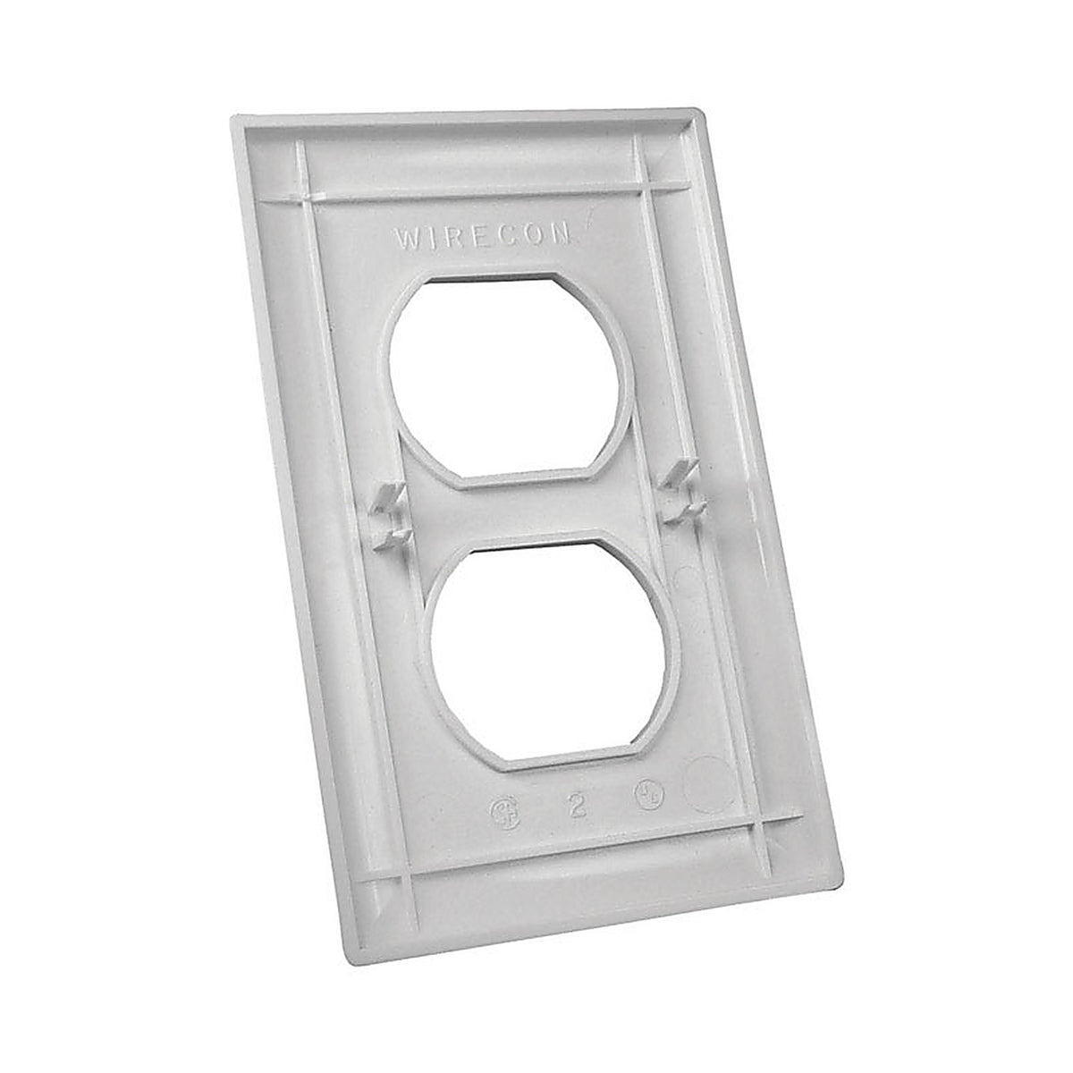 U.S. Hardware - E-163C - RV One Gang Duplex Plate - 1/Pack