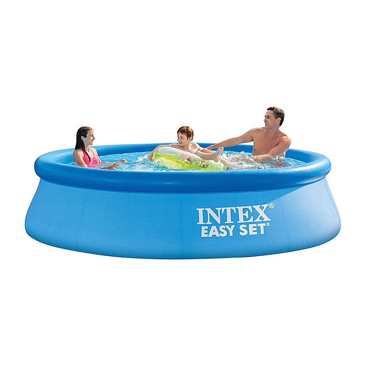 Intex - 28121EH - 1018 gal. Round Plastic Above Ground Pool 30 in. H x 120 in. W x 10 ft. Dia.