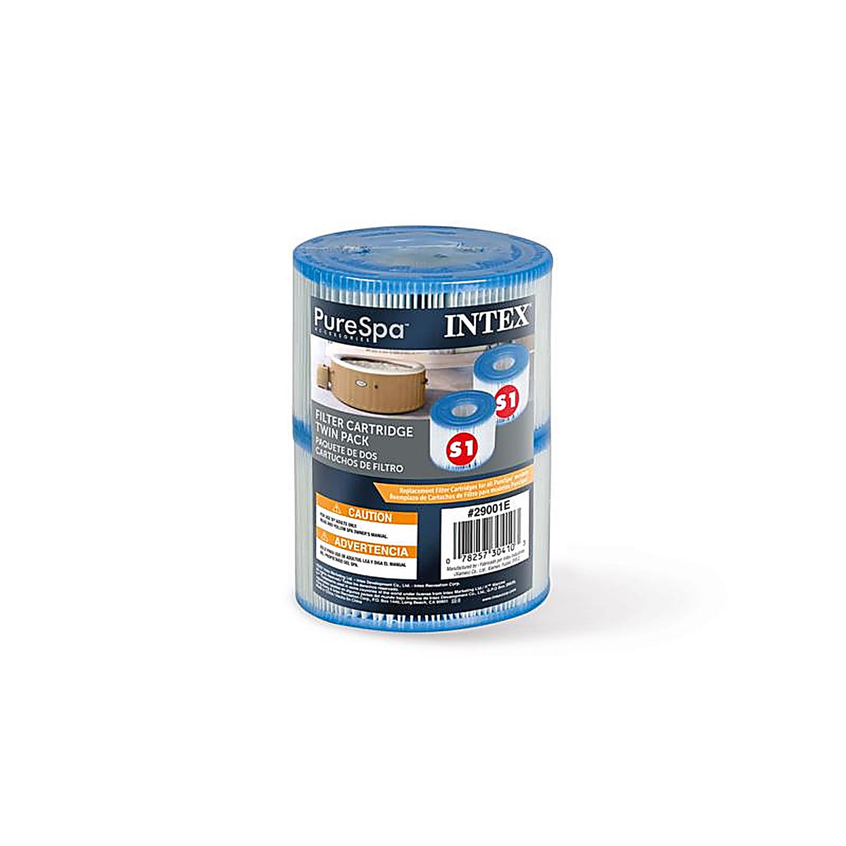Intex - 29001E - Pool Filter 2.8 in. H x 4.25 in. W x 4.25 in. L