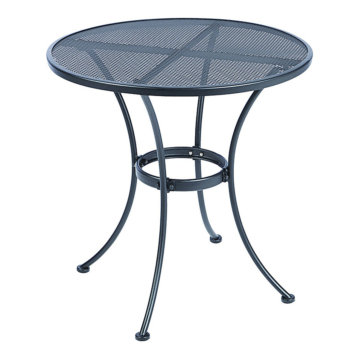 Living Accents - WDAC-16BST - Winston Round Black Steel Bistro Table