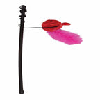Boss Pet - IDC40110 - Chomper Assorted Plush/Rope Feather Mouse Rattlers Large - 1/Pack