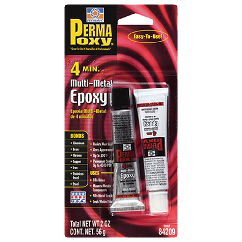 Permatex - 84209 - PermaPoxy 4 Minute Multi-Metal Epoxy