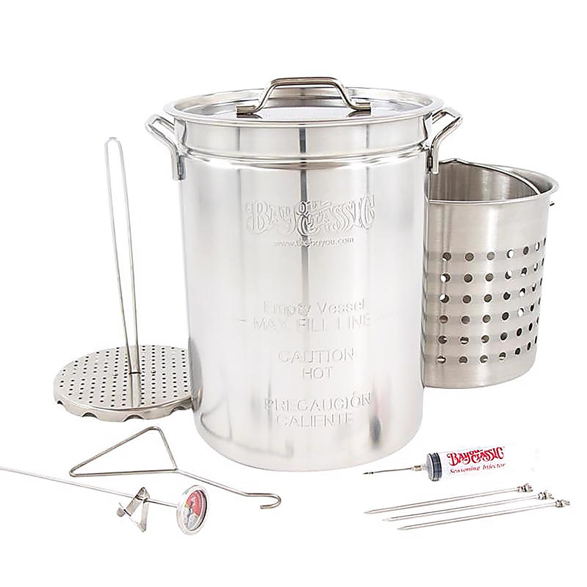 Bayou - 1118 - Grill Stockpot 14 in. L x 13 in. W