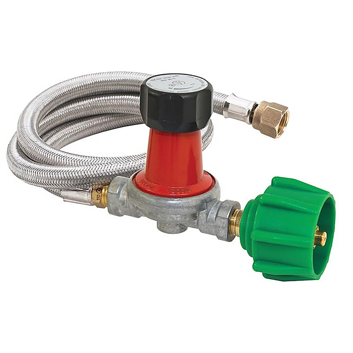 Bayou - M5HPR-30 - Stainless Steel Propane Regulator Kit