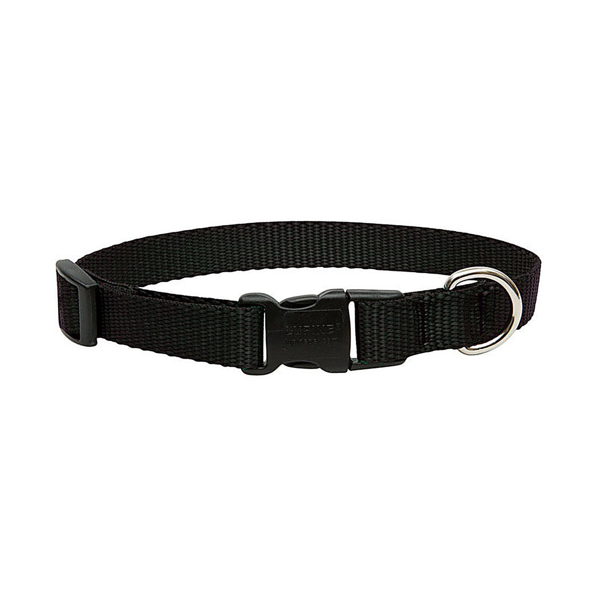 Lupine - 27501 - Pet Basic Solids Black Black Nylon Dog Adjustable Collar