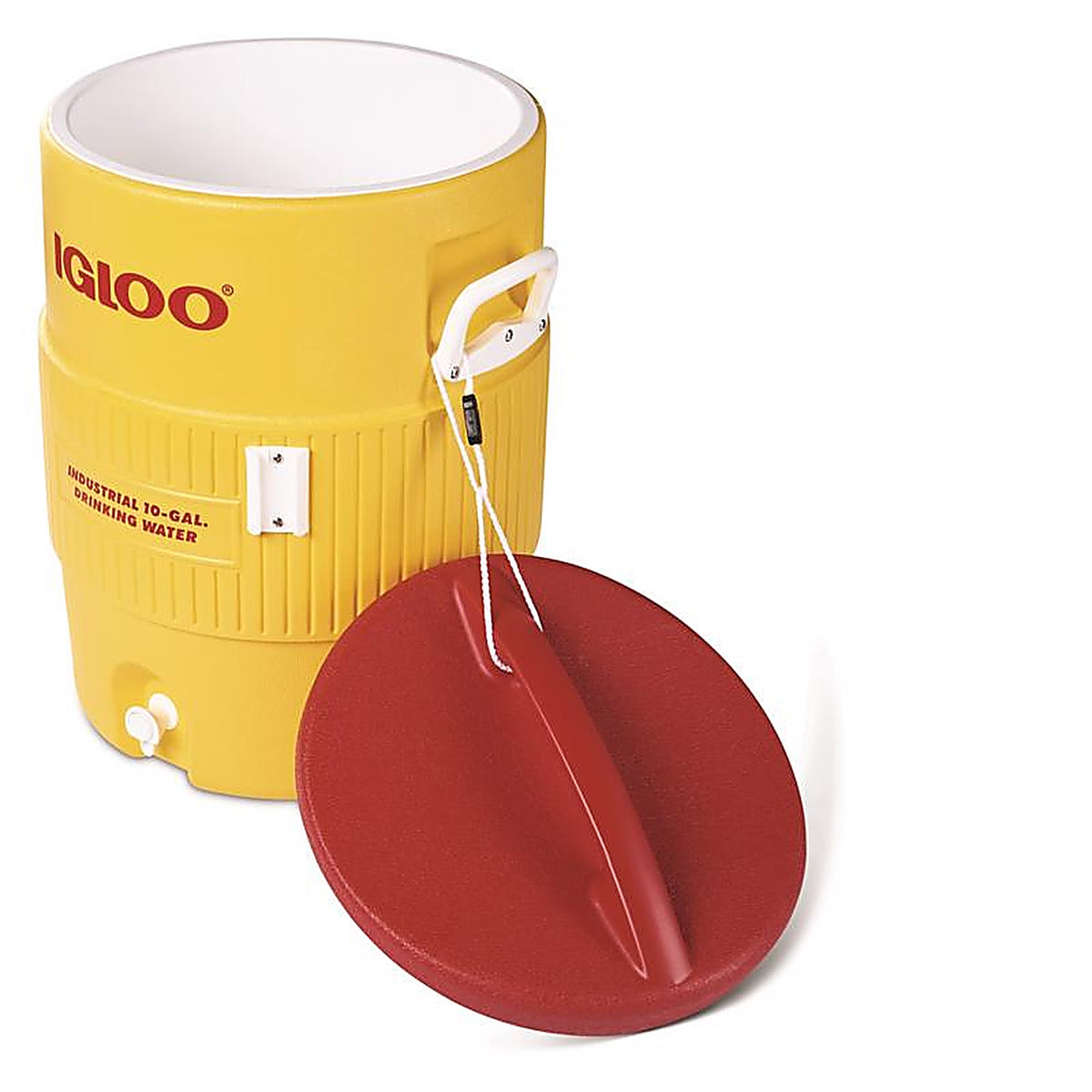 Igloo - 4101 - Industrial Water Cooler 10 gal. Red/Yellow