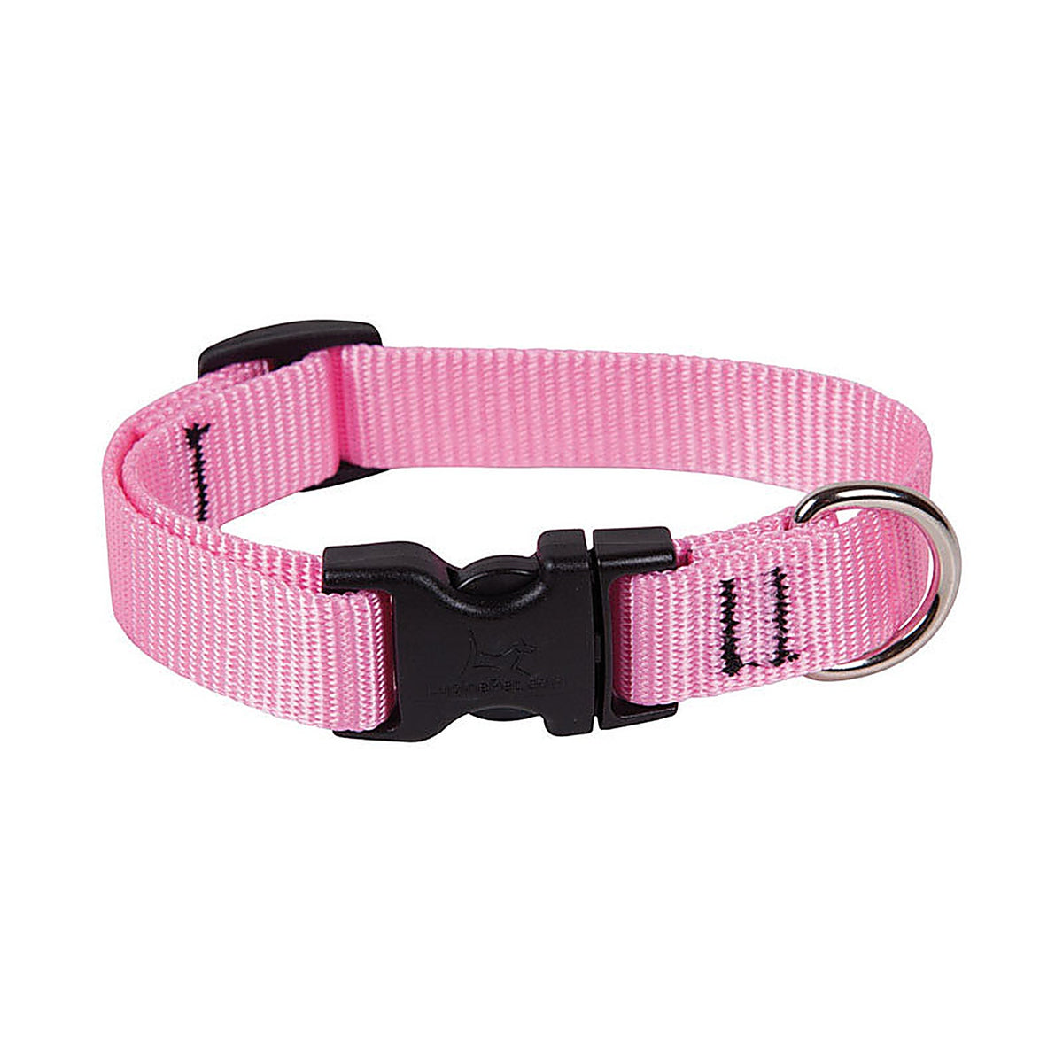 Lupine - 57501 - Pet Basic Solids Pink Pink Nylon Dog Adjustable Collar