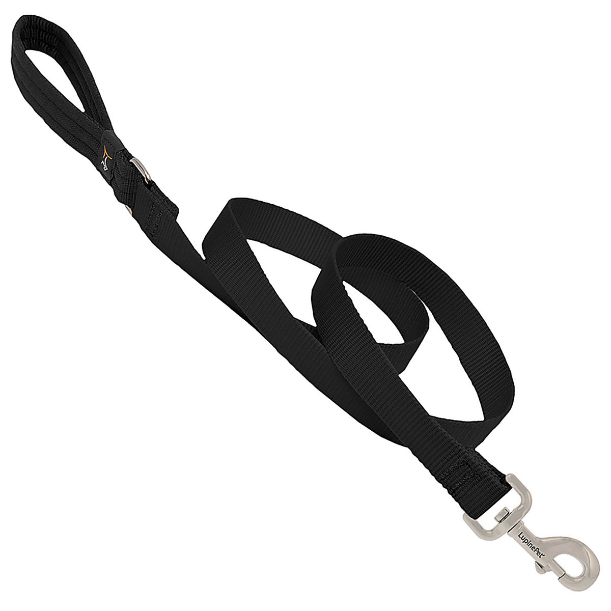 Lupine - 27559 - Pet Basic Solids Black Black Nylon Dog Leash