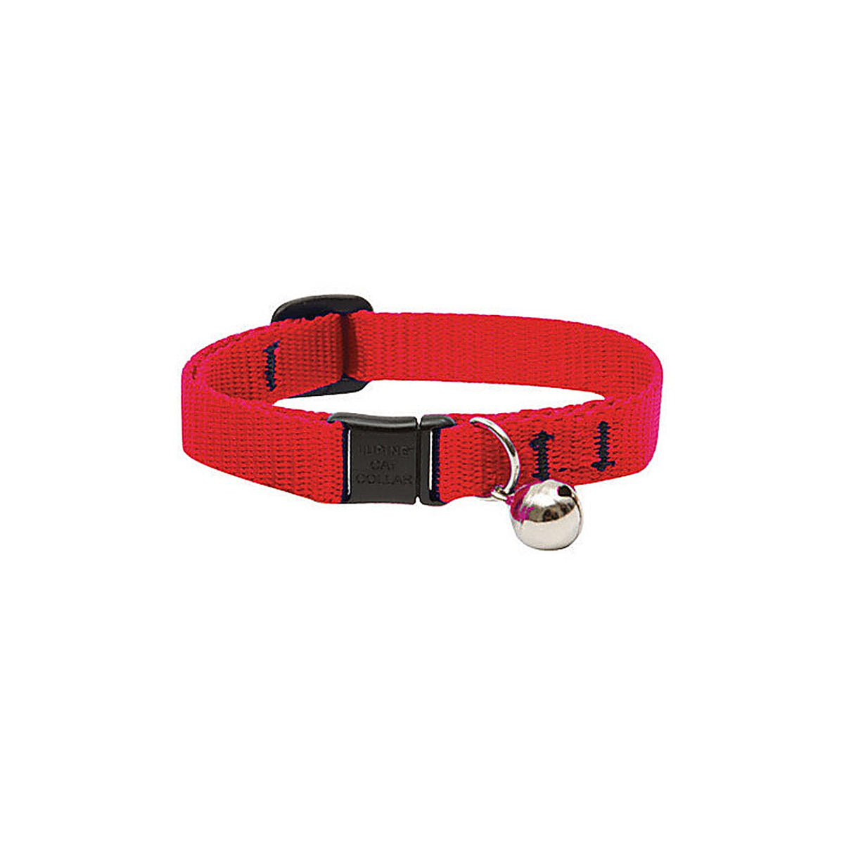 Lupine - 22527 - Pet Basic Solids Red Red Nylon Cat Collar