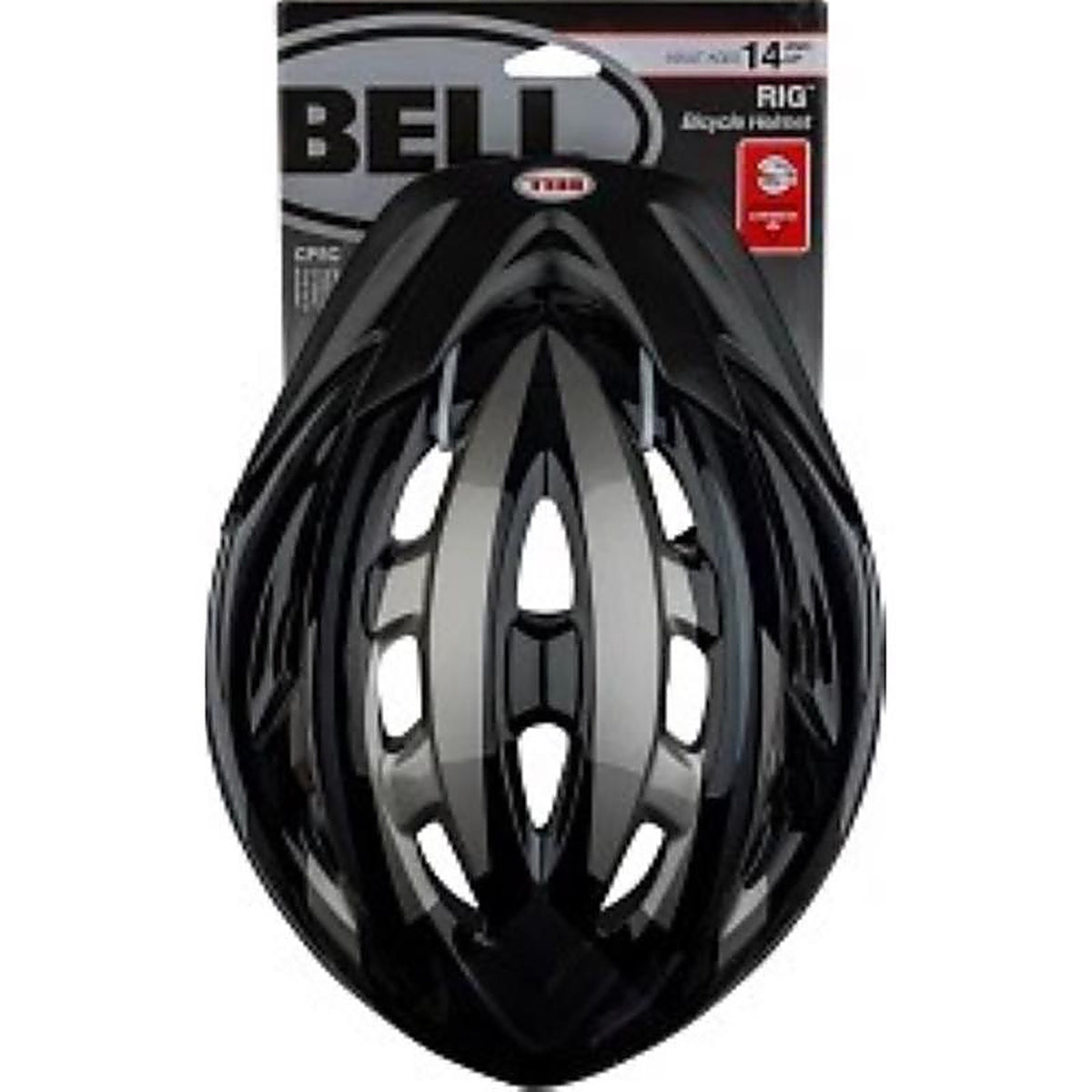 Bell Sports - 7107136 - Rig Black Polycarbonate Bicycle Helmet