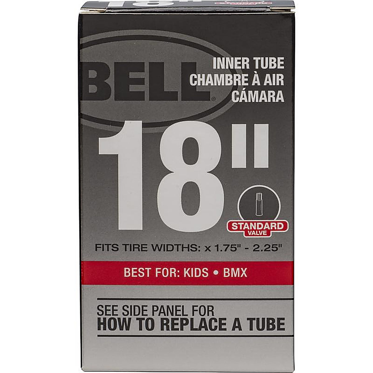 Bell Sports - 7109062 - 18 in. Rubber Bicycle Inner Tube 1 pk