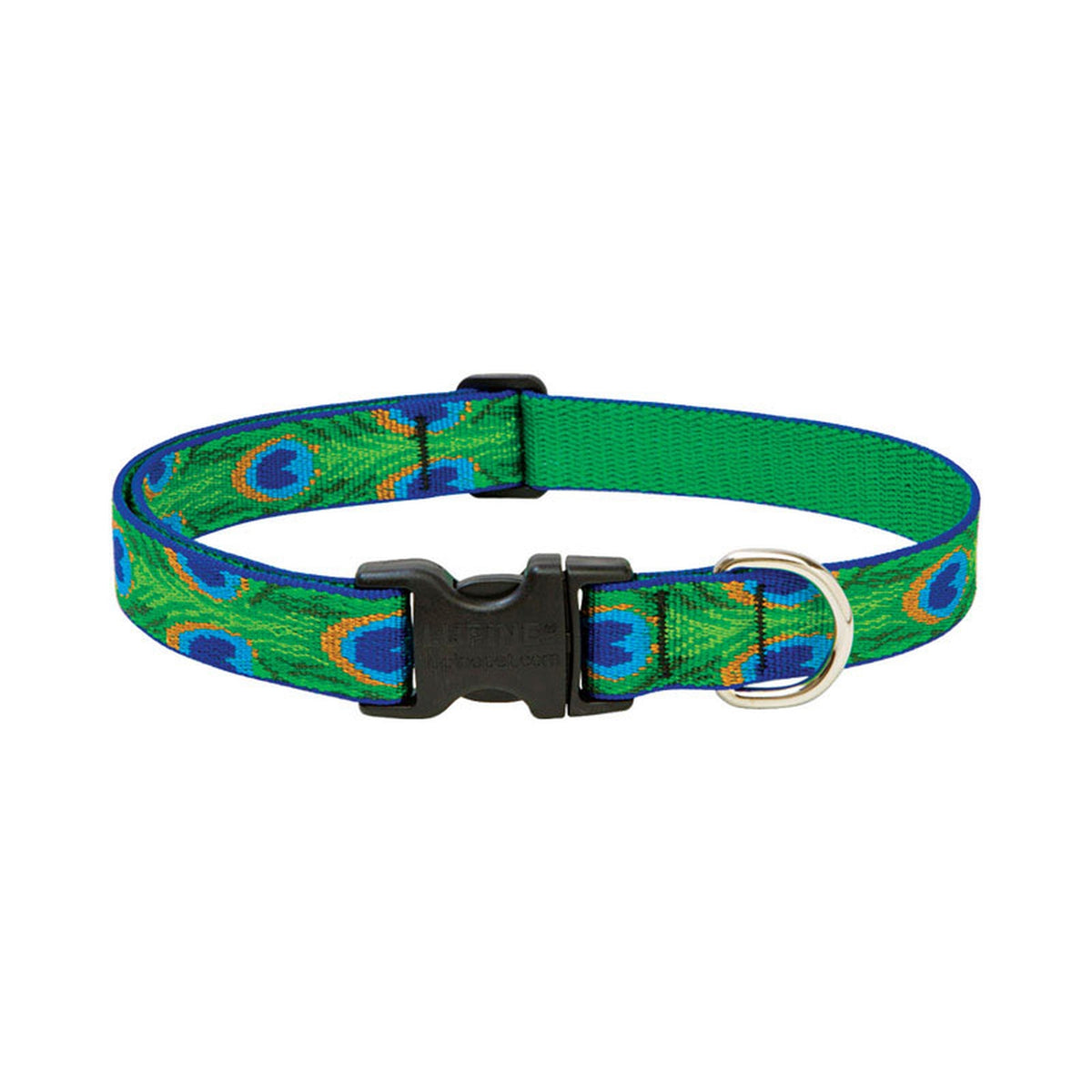 Lupine - 32652 - Pet Original Designs Multicolor Tail Feathers Nylon Dog Adjustable Collar