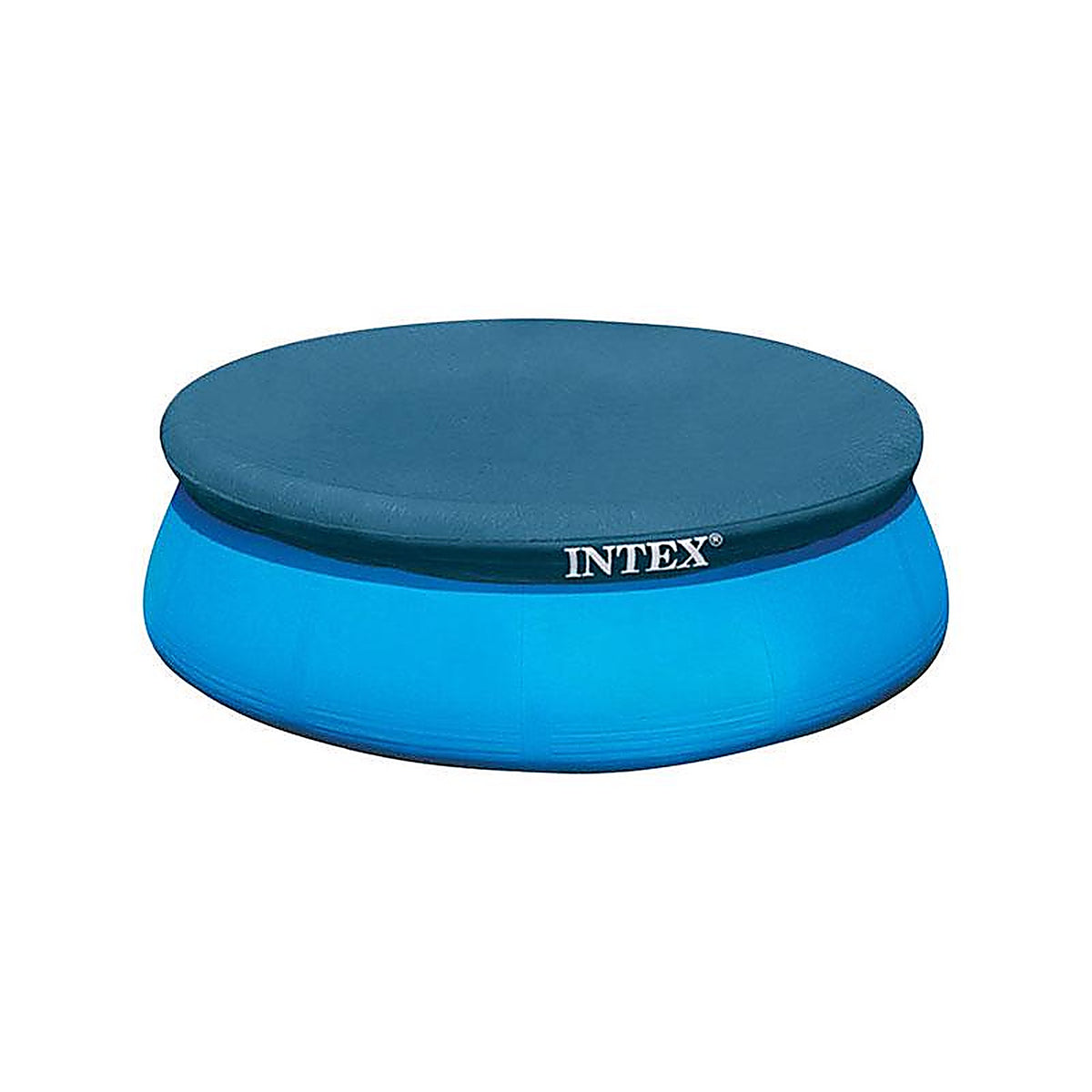Intex - 28020E - Easy Set Pool Cover 3 in. H x 96 in. W x 9.625 in. L