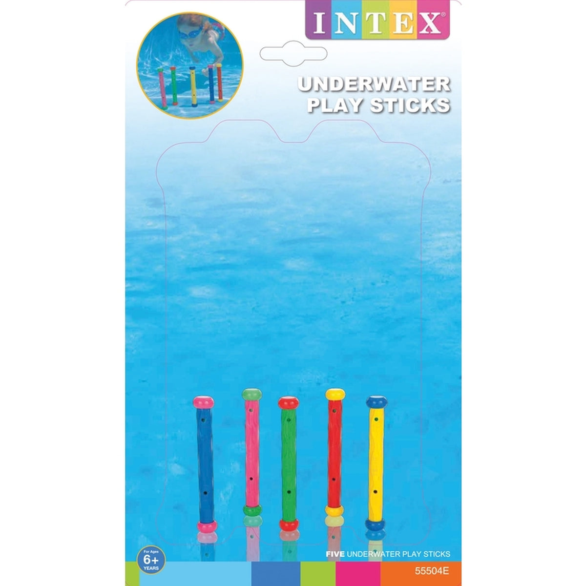 Intex - 55504E - Assorted Plastic Dive Sticks