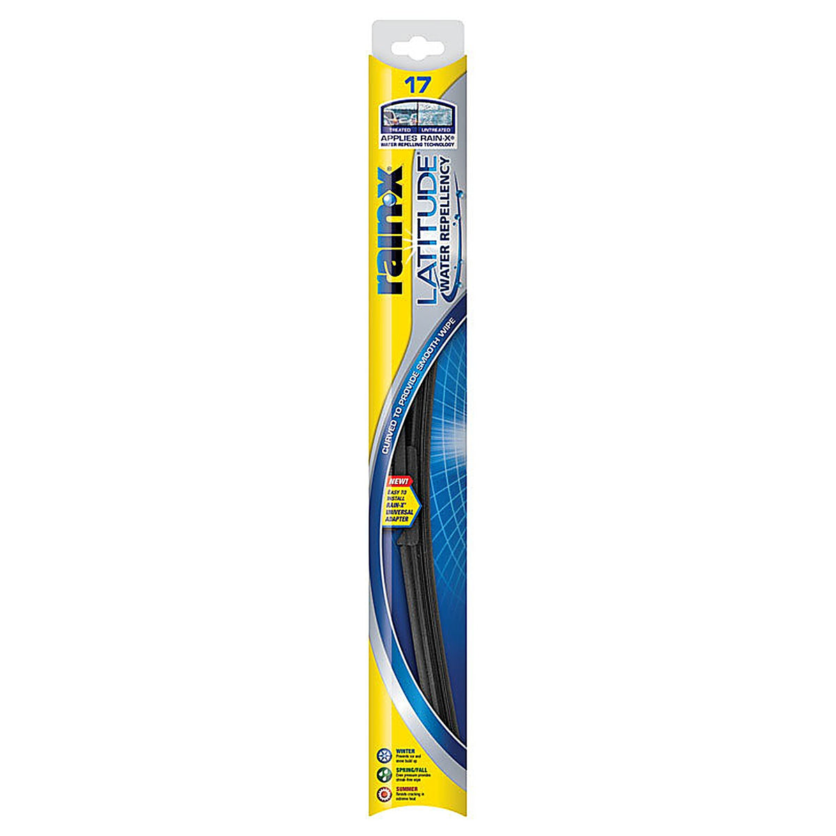 Rain-X - 5079283-2 - Latitude 17 in. All Season Windshield Wiper Blade