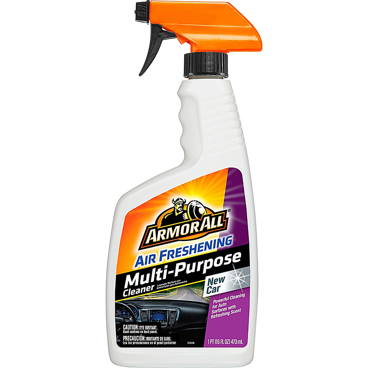 Armor All - 17951 - Multi-Surface Air Freshening Cleaner Spray New Car Scent 16 oz.