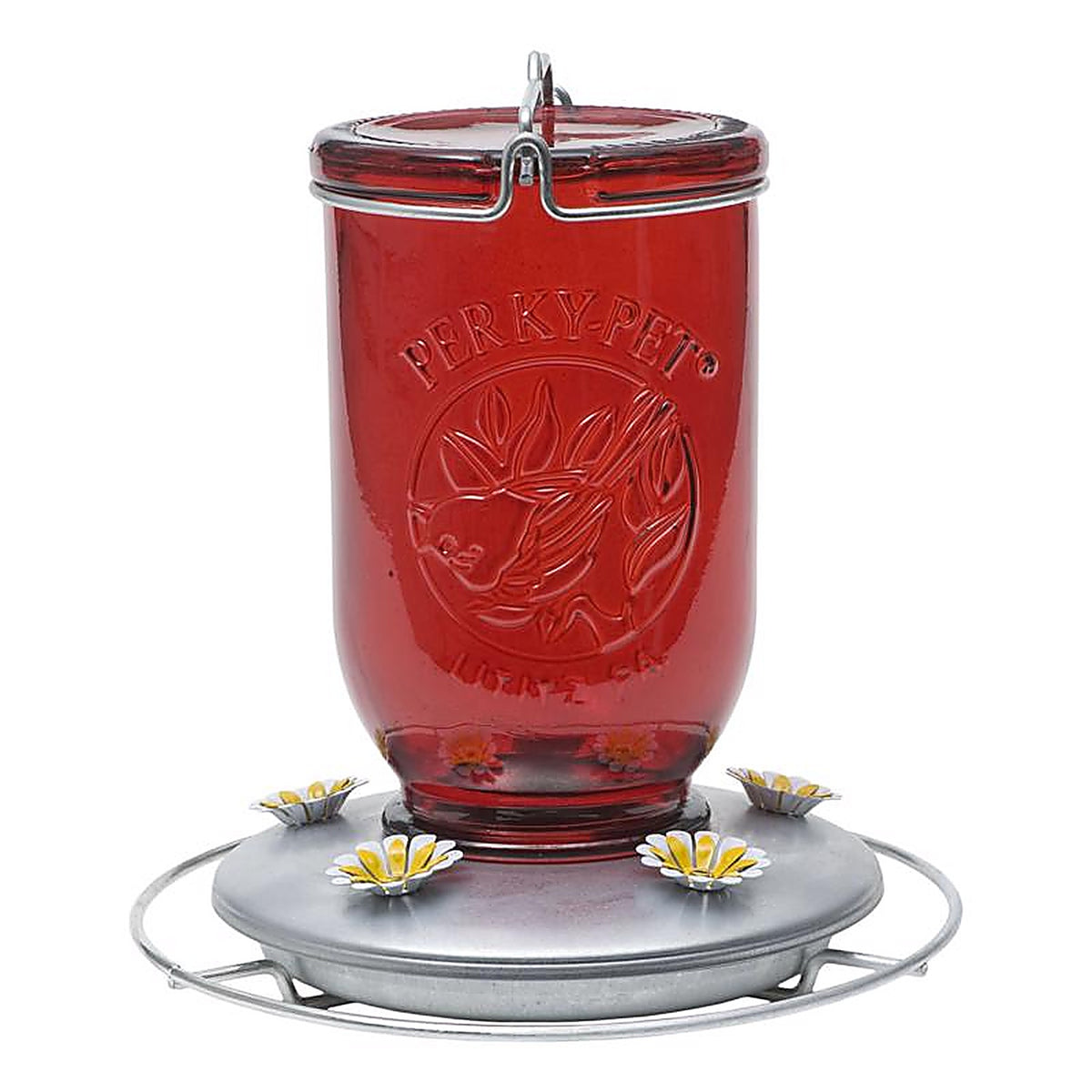 Perky-Pet - 786 - Hummingbird 32 oz. Glass Nectar Feeder 5 ports