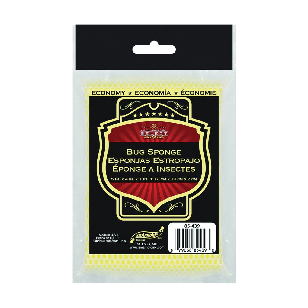 SM Arnold - 85-439 - Economy Bug Remover Sponge, 5 In L X 4 In W X 1 In T, Polyester