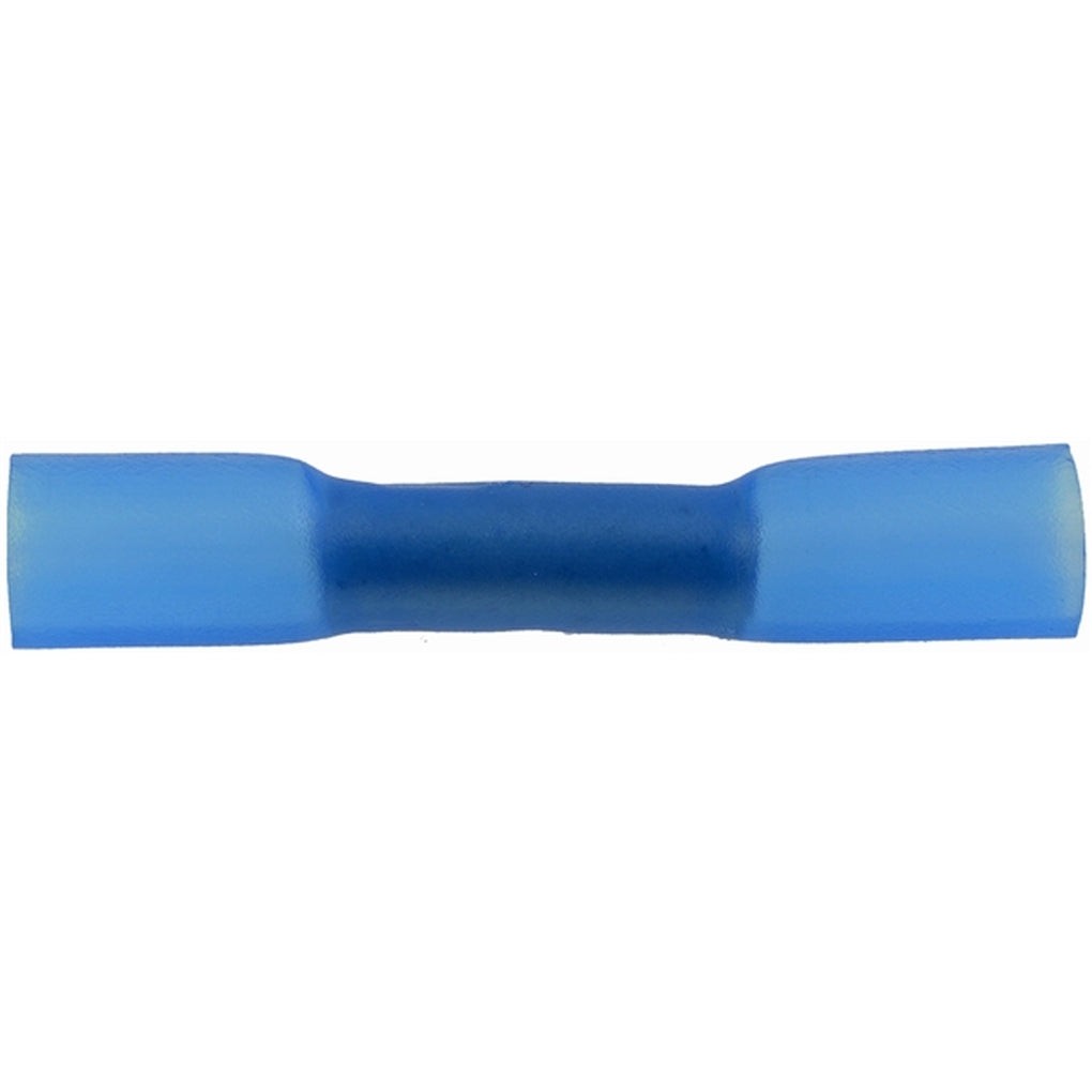 Dorman - 85245 - 16-14 Gauge Butt Weather Proof Connector, 50 Pack, Blue