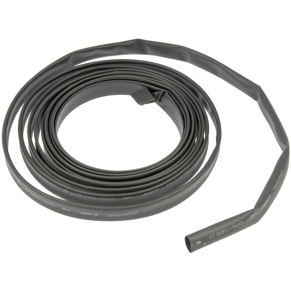 Dorman - 85265 - 3/16 In. X 8 Ft. Black Heat Shrink Tubing
