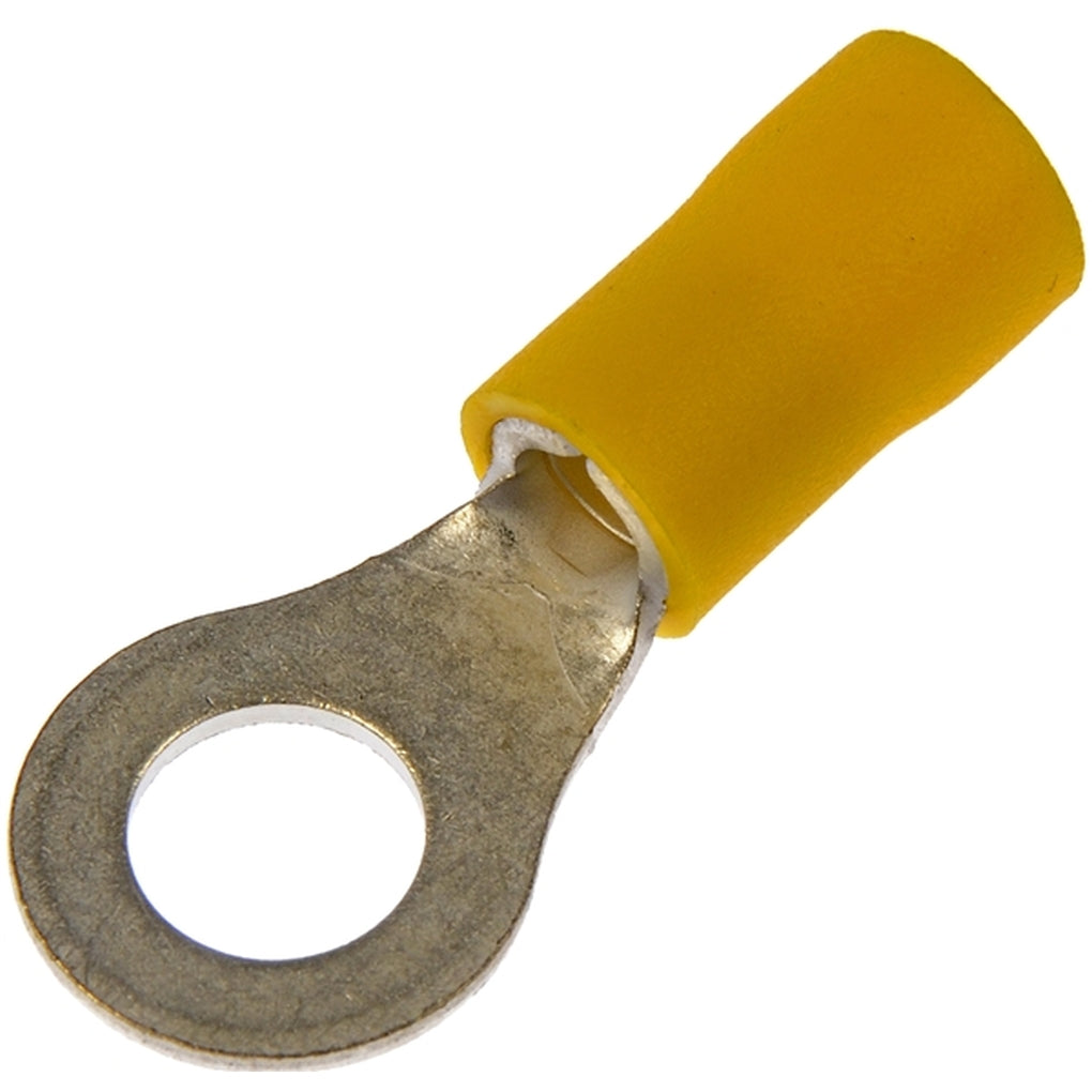 Dorman - 85430 - 12-10 Gauge Ring Terminal, 1/4 In., Yellow