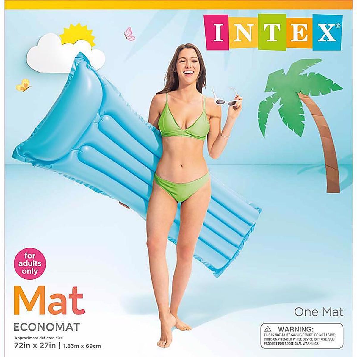 Intex - 59703EP - Assorted Vinyl Inflatable Floating Tube