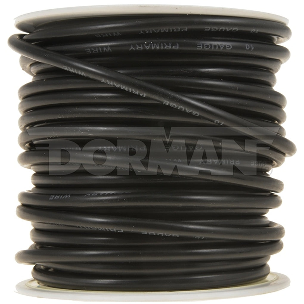 Dorman - 85742 - 10 Gauge Black Primary Wire-Spool