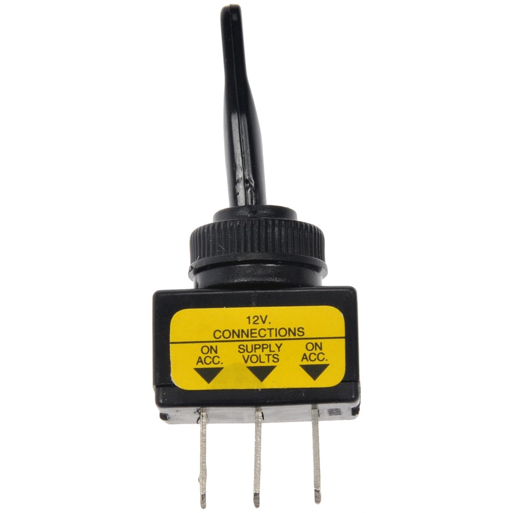 Dorman - 85919 - Electrical Switches - Toggle - Lever Plastic Black - On-Off-On Function