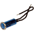 Dorman - 85940 - Electrical Switches - Indicator Light - Round with Bezel Style - Blue