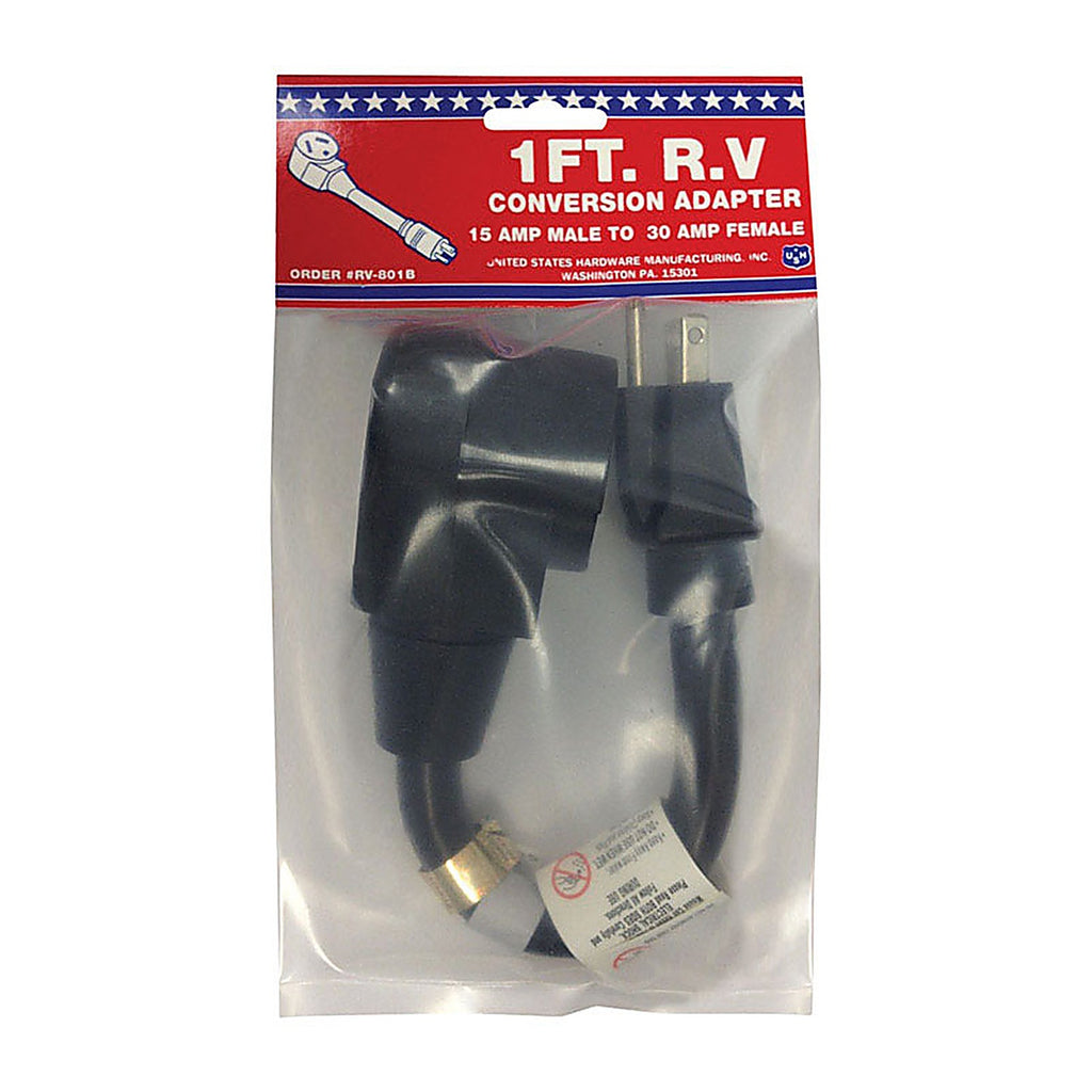 US Hardware - RV-801B - RV Conversion Adapter - 1/Pack