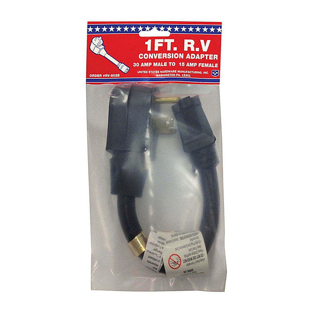 US Hardware - RV-802B - Pigtail Adapter - 1/Pack