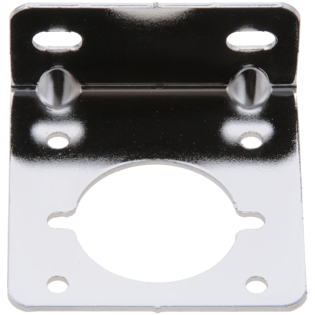 ZeroStart - 8606048 - Mounting bracket for weatherproof receptacles - chrome plated - for 4 or 2 hole mount receptacles