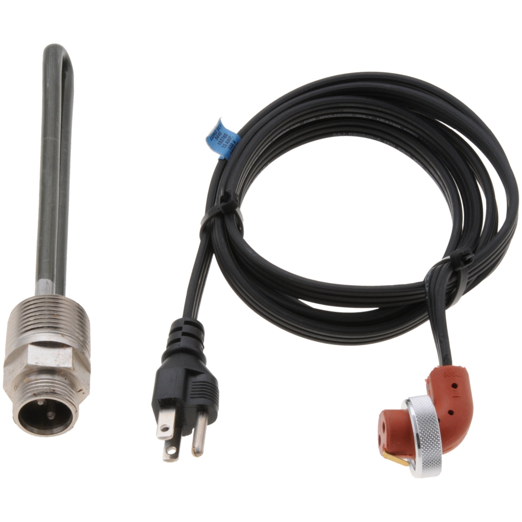 ZeroStart - 8609802 - Engine Heater, 150W 120V, 1in. NPT, Water/Oil, Stainless Steel
