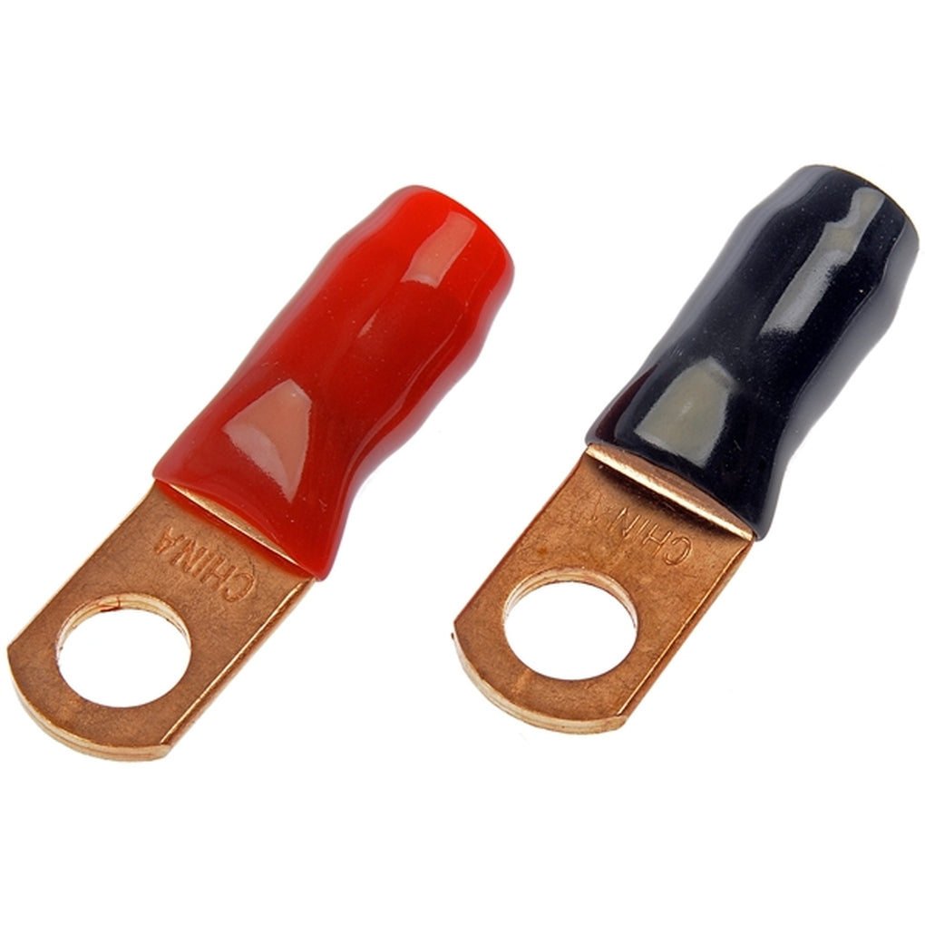 Dorman - 86184 - 2 Gauge 3/8 In. Copper Ring Lugs with Insulation