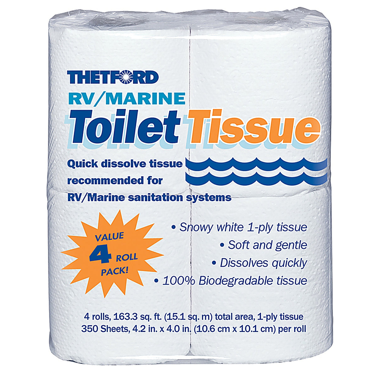 Thetford - 20804 - Thetford Toilet Tissue - 4/Pack
