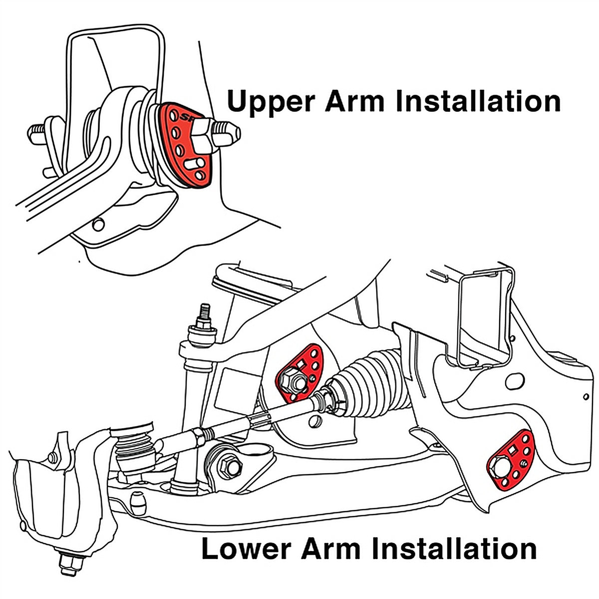 SPC - 86320 - GM Lockout Cam Plates (2)