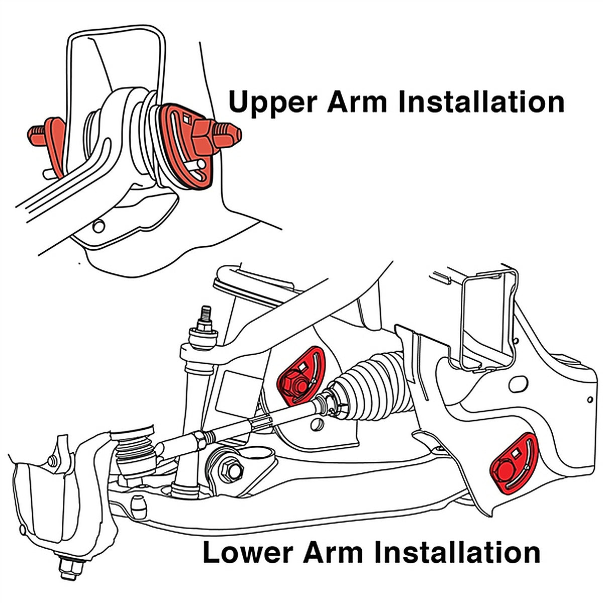 SPC - 86375 - GM Truck Camber/Caster Adjustable