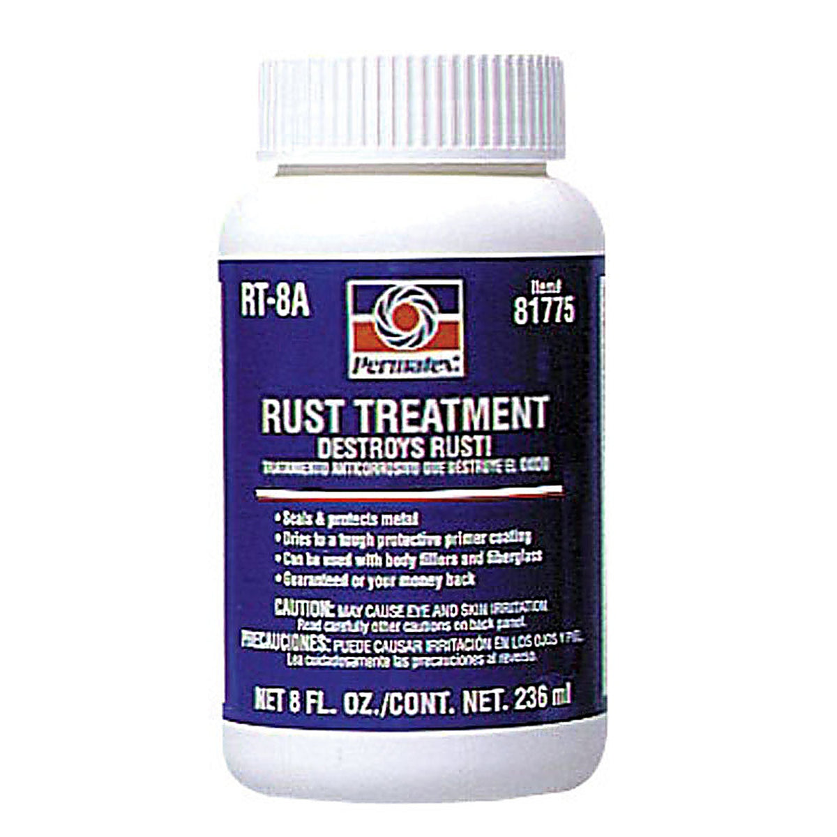 Permatex - 81775 - Rust Treatment White Latex Primer 8 oz.
