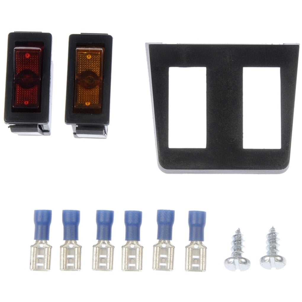 Dorman - 86921 - Multiple Rocker Kit Two Switches - Red and Amber