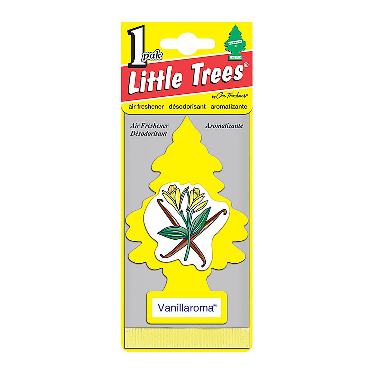 Little Trees - U1P-10105 - Yellow Car Air Freshener - 1/Pack